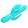 Cammy Vibrador con Bolas Rotadoras y Cadena Anal