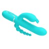 Cammy Vibrador con Bolas Rotadoras y Cadena Anal