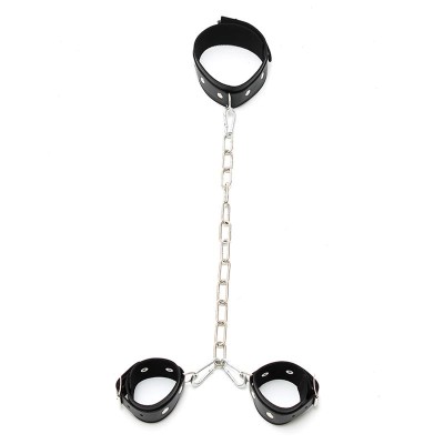 Collar con Esposas Cadena Ajustables
