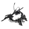 Collar con Lazo, Cascabel y Encaje