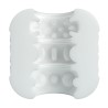Crystle Masturbador Doble Entrada Blanco