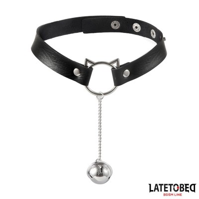 Choker con Aro con Orejitas y Cascabel