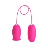Daisy Huevo Vibrador y Lengua Estimuladora Rosa