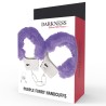 DARKNESS - LILAC LINED METAL HANDCUFFS