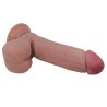 Dildo con Piel Deslizante Retractil 20.5 cm