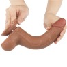 Dildo con Piel Retractil 8.5 Bronceado