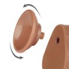 Dildo con Piel Retractil 8.5 Bronceado