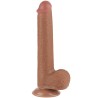 Dildo con Piel Retractil 9 Bronceado