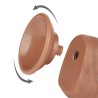 Dildo con Piel Retractil Skin 8 Bronceado
