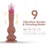 Dildo con Vibración y Movimiento Thrusting 22.5 cm