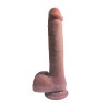 Dildo con vibración, Thrusting y Calor 28 cm