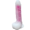Dildo Doble Capa con Vibración, Thrusting y Calor 21.5 cm