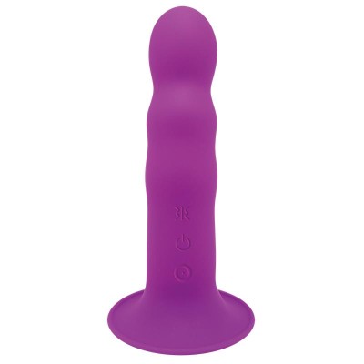 Dildo Doble Densidad Vibración Hitsens 3 Púrpura