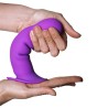 Dildo Doble Densidad Vibración Hitsens 3 Púrpura