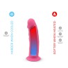 Dildo Dual Density Brilla en la Oscuridad Mod 6