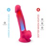 Dildo Dual Density Mod 1 - 7 Rosa