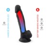 Dildo Dual Density Mod. 1 - 8 Negro