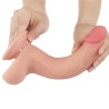 Dildo Dual Density Piel Deslizante Retractil 8.5
