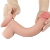 Dildo Dual Density Piel Deslizante Retractil 9