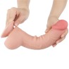 Dildo Dual Density Piel Deslizante Retractil 9.5