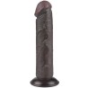 Dildo Dual Layer Piel Delizante Retractil 8
