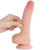 Dildo Dual Layer Piel Deslizante Retractil 7.5