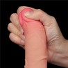 Dildo Dual Layer Piel Deslizante Retractil 7.5
