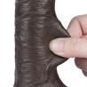 Dildo Dual Layer Piel Deslizante Retractil 7.5