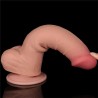Dildo Dual Layer Piel Deslizante Retractil 8