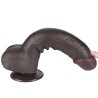 Dildo Dual Layer Piel Deslizante Retractil 9.5