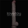 Dildo Dual Layered Articulable XXL 14.5