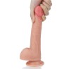 Dildo Nature 8 Silicona Líquida Natural