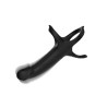 Dildo para Penetración Doble con Vibración