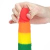 Dildo Prider 7 Silicona Líquida LGBT