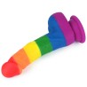 Dildo Prider 8 Silicona Líquida LGBT