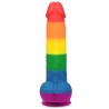 Dildo Prider 9 Silicona Líquida LGBT