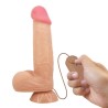 Dildo Realista Doble Densidad Piel Deslizante Retractil