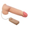 Dildo Realista Doble Densidad Piel Deslizante Retractil