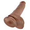 Dildo Reaslista con Testículos 10 Bronceado