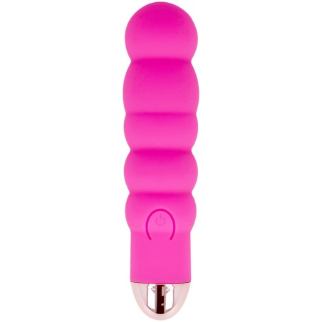DOLCE VITA - RECHARGEABLE VIBRATOR SIX PINK 7 SPEEDS