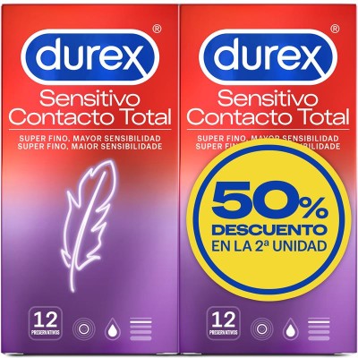 Duplo Preservativos Sensitivo Super Fino 2 x 12ud