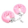 Esposas de Metal para Muñecas con Pelo Rosa