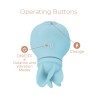 Estimulador Caress Vibración y Rotación Light blue