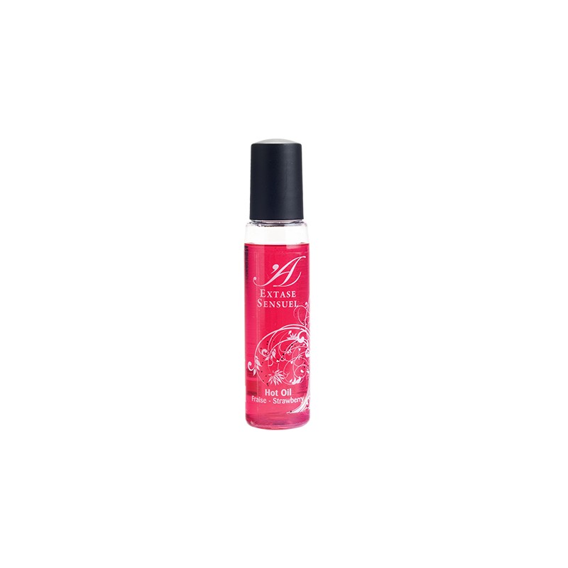EXTASE SENSUAL - STRAWBERRY STIMULATING OIL HEAT TRIP 35 ML