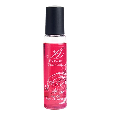 EXTASE SENSUAL - STRAWBERRY STIMULATING OIL HEAT TRIP 35 ML
