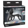 FANTASY C-RINGZ - ULTIMATE COUPLES CAGE PRO VIBRATING COCK RING 19.5 CM