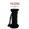 FETISH FANTASY SERIES - BLACK DELUXE SILK ROPE 9.75 M