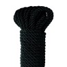 FETISH FANTASY SERIES - BLACK DELUXE SILK ROPE 9.75 M