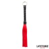 Flogger Mini Rojo y Negro 28cm