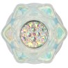 Gemoria Plug Anal de Silicona con Centro de Cristal Multicolor